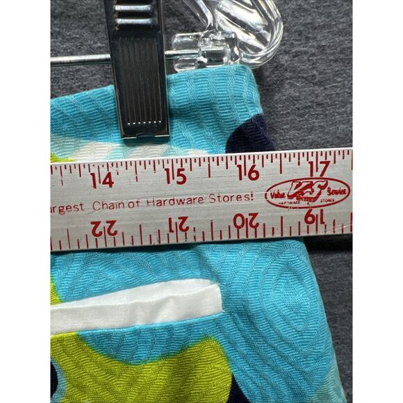 Lilly Pulitzer Shortly Blue Floral Skirt Womens Size 6 Great Condition - Picture 11 of 12